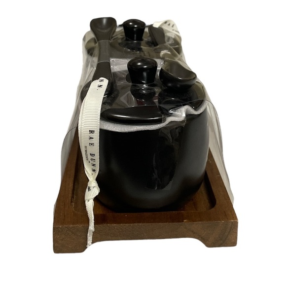 NEW Rae Dunn JAM & JELLY Jar Set w/Serving Spoons & Wooden Tray - Picture 4 of 4